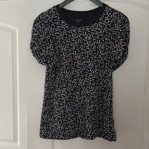 Black and White Women's Top
